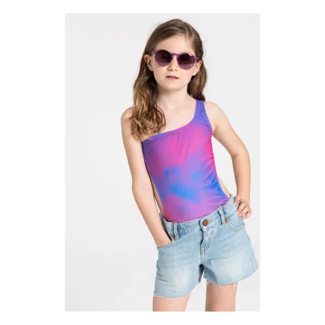 Maillot de Bain Asymétrique Sia | Rose fluo