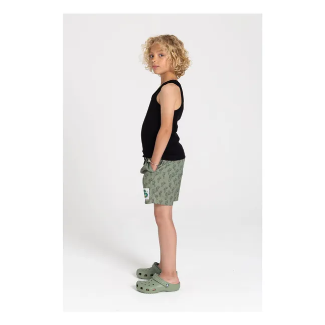Short de Bain Freeboy | Vert kaki