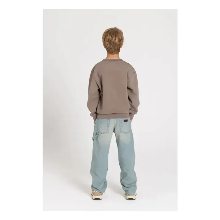 Blow organic cotton sweatshirt | Taupe brown- Product image n°5