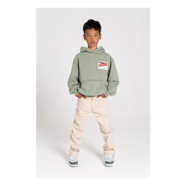 Sweat Hope Coton Bio | Vert kaki clair