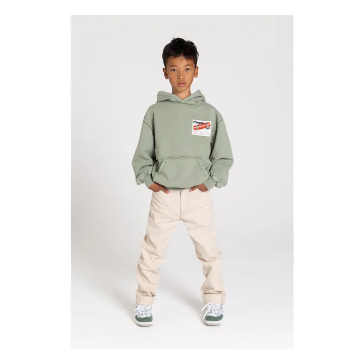 Sudadera Hope de algodón orgánico | Verde militare claro- Imagen del producto n°2