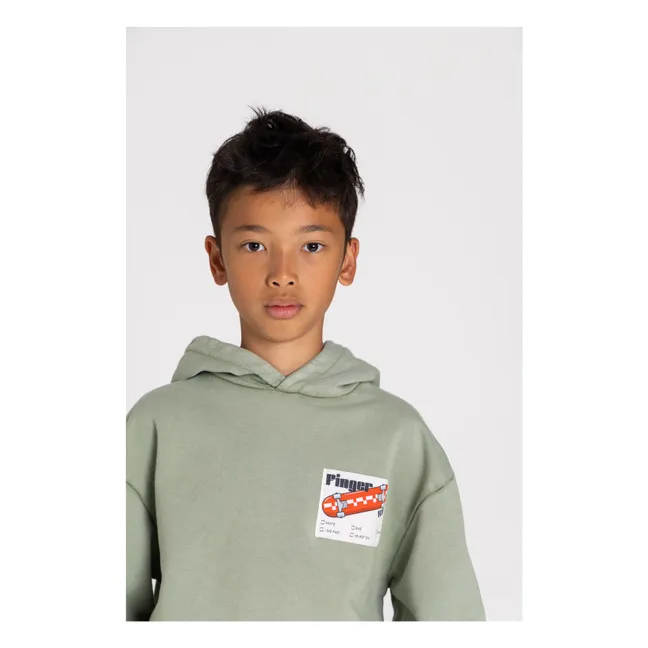 Sweat Hope Coton Bio | Vert kaki clair