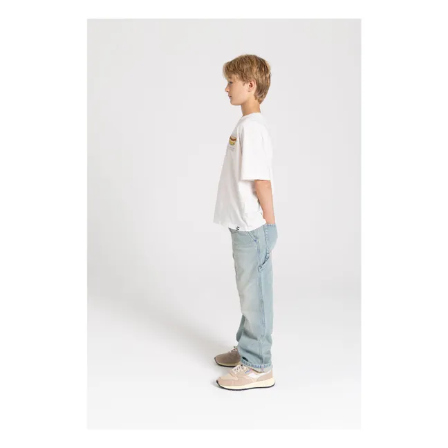 T-shirt King Coton Bio | Blanc cassé