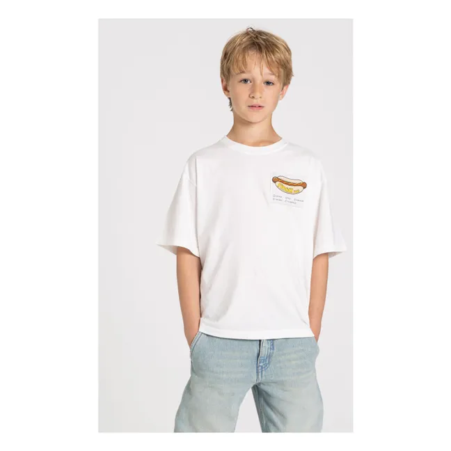 T-shirt King Coton Bio | Blanc cassé