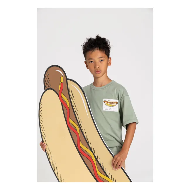 T-shirt King Coton Bio | Vert kaki clair