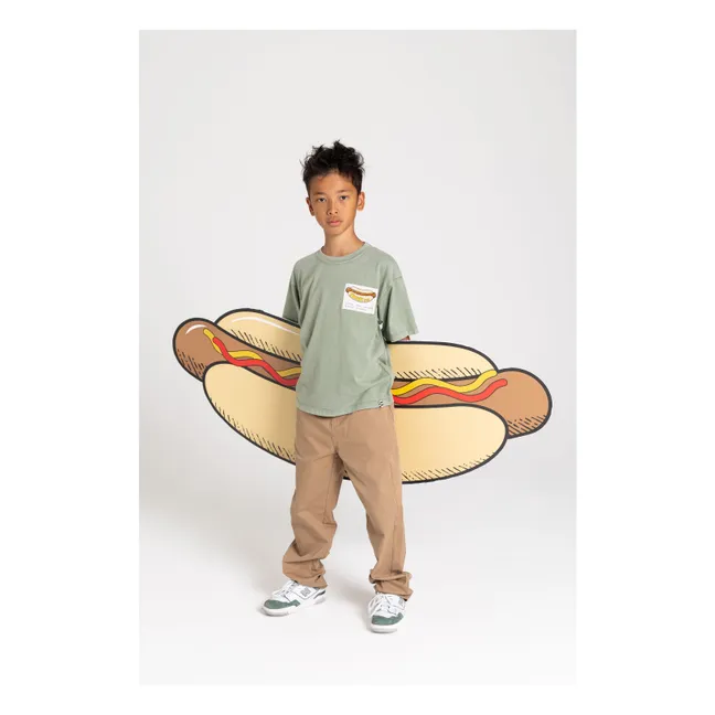 T-shirt King Coton Bio | Vert kaki clair