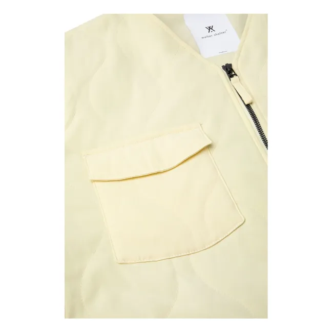Lightweight quilted jacket | Ecru
