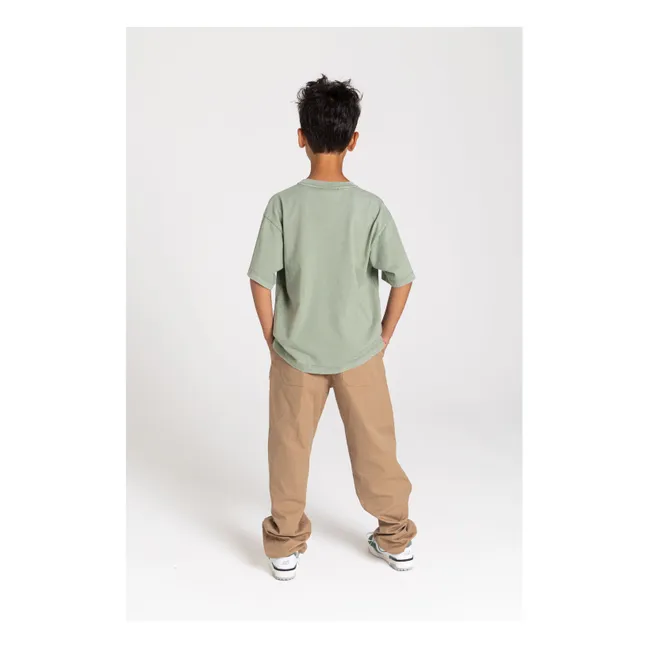 T-shirt King Coton Bio | Vert kaki clair