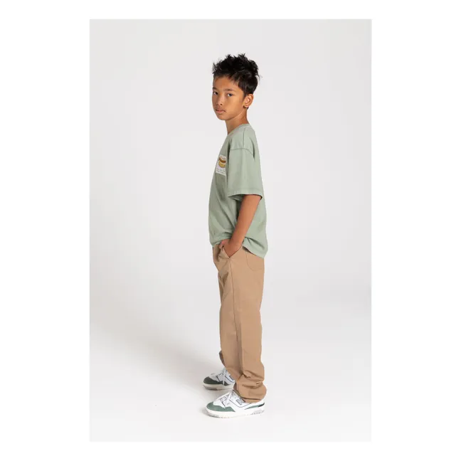 T-shirt King Coton Bio | Vert kaki clair