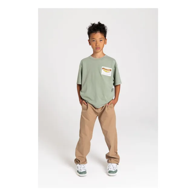 T-shirt King Coton Bio | Vert kaki clair