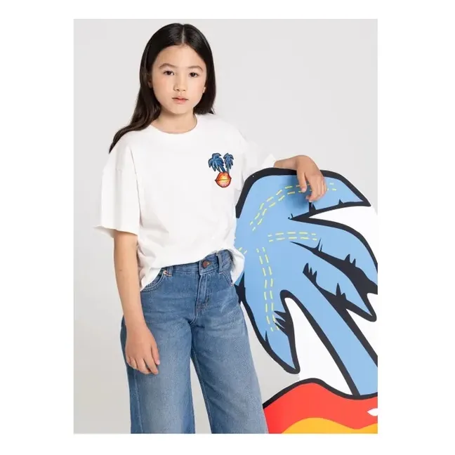 Queen T-shirt Organic cotton | Off white