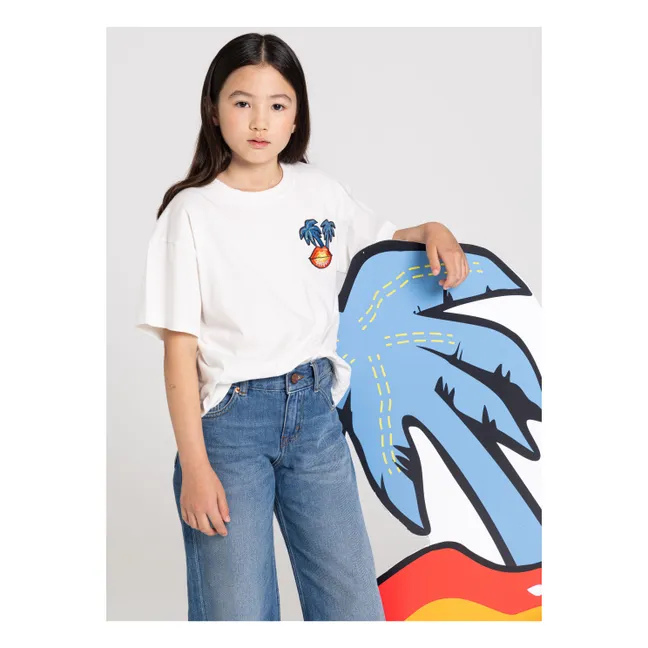 T-shirt Queen Coton Bio | Blanc cassé