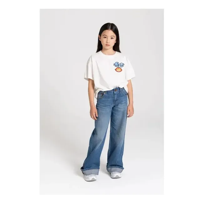 Queen T-shirt Organic cotton | Off white