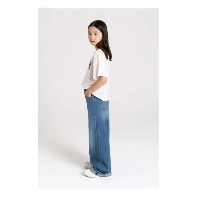 Queen T-shirt Organic cotton | Off white