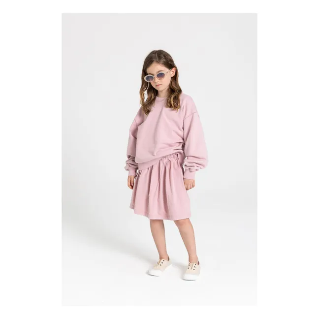 Maia organic cotton sweatshirt | Dusty Pink