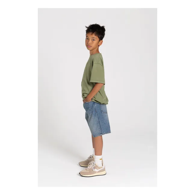 T-shirt Nils Coton Bio | Vert kaki clair