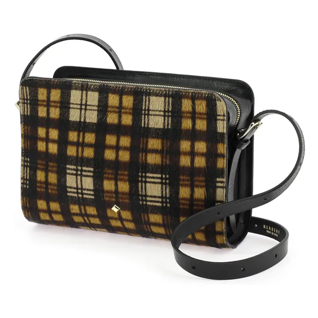 Borsa Le New Bea Tartan | Nero