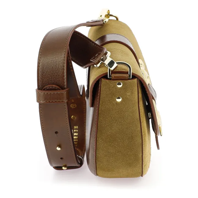 Sac Le Gabie Crush Bi-Matière | Tabac