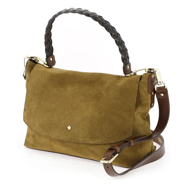 Le New Benson Velvet Bag | Tabacco