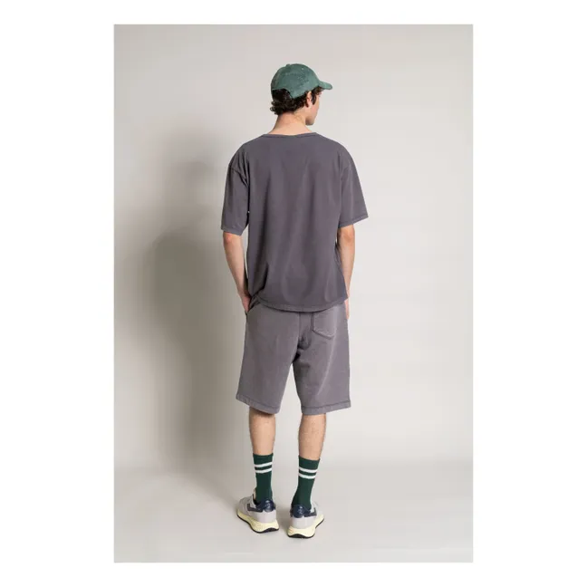 Short Aron Coton Bio | Gris charbon