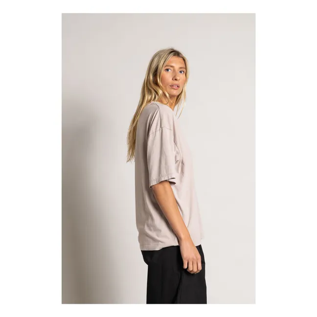 T-shirt Cloud Coton Bio | Mastic