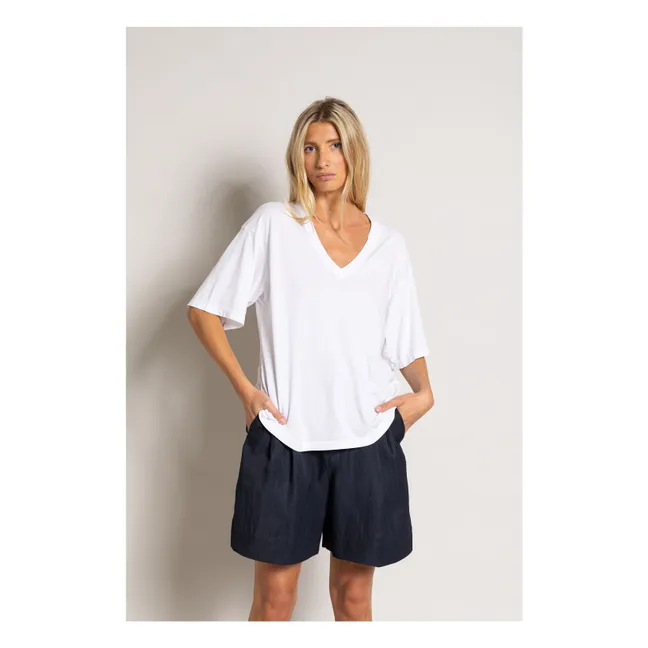 T-shirt Cloud Coton Bio | Blanc