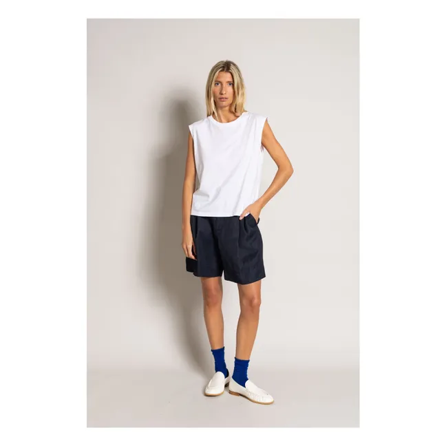 T-shirt Sans Manches Freja Coton Bio | Blanc