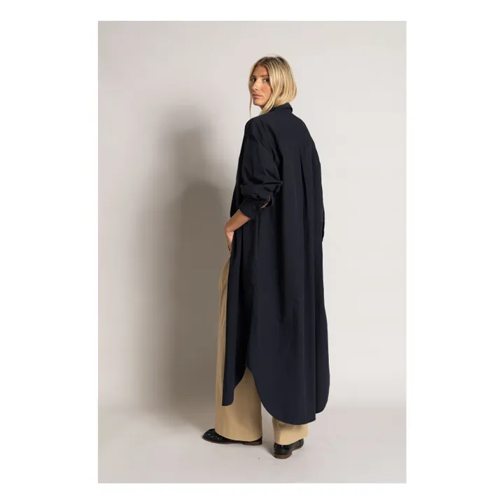 Robe Chemise Melissa | Noir- Image produit n°4