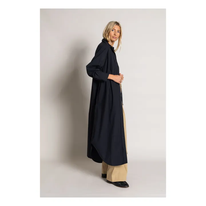 Robe Chemise Melissa | Noir- Image produit n°2