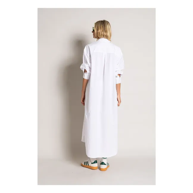 Vestido camisero Melissa | Blanco