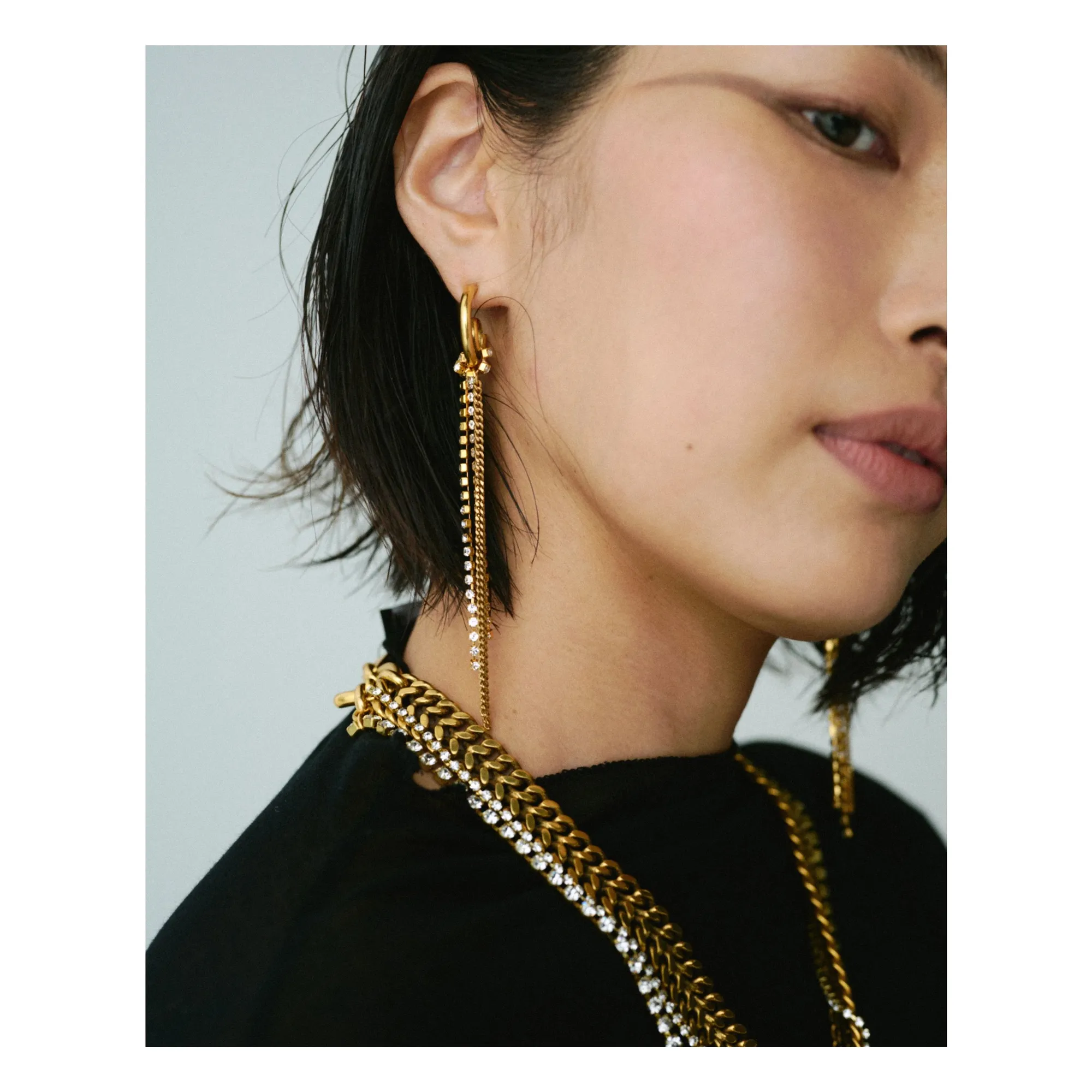 Boucles d'Oreilles Poitou | Doré- Image produit n°1