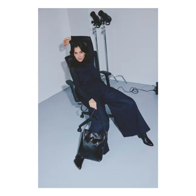 Le Mini Enzo Millau Crispy bag | Black