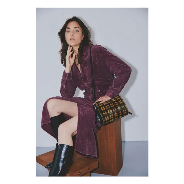 Le New Bea Tartan Bag | Black