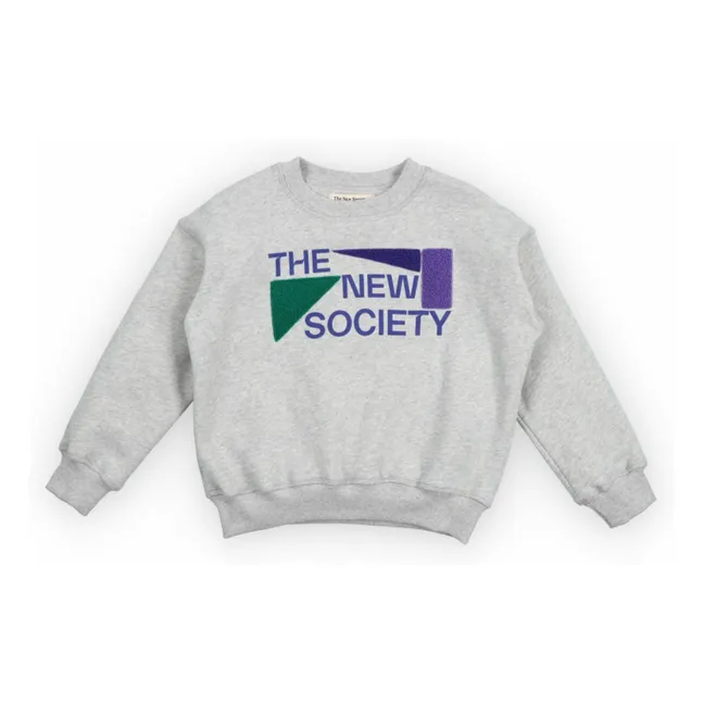 Cesar organic cotton sweatshirt | Heather grey