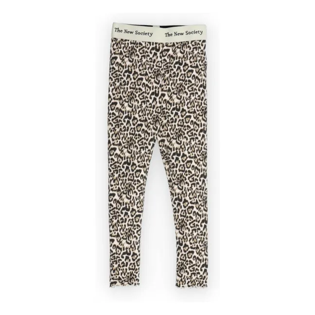 Legging de leopardo | Beige
