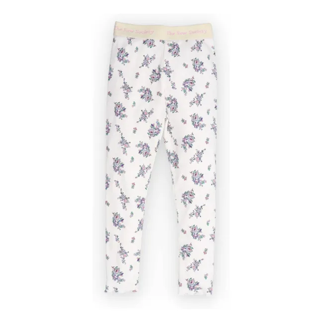Malla de canalé floral | Beige