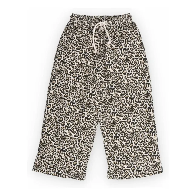 Jogger de leopardo | Beige