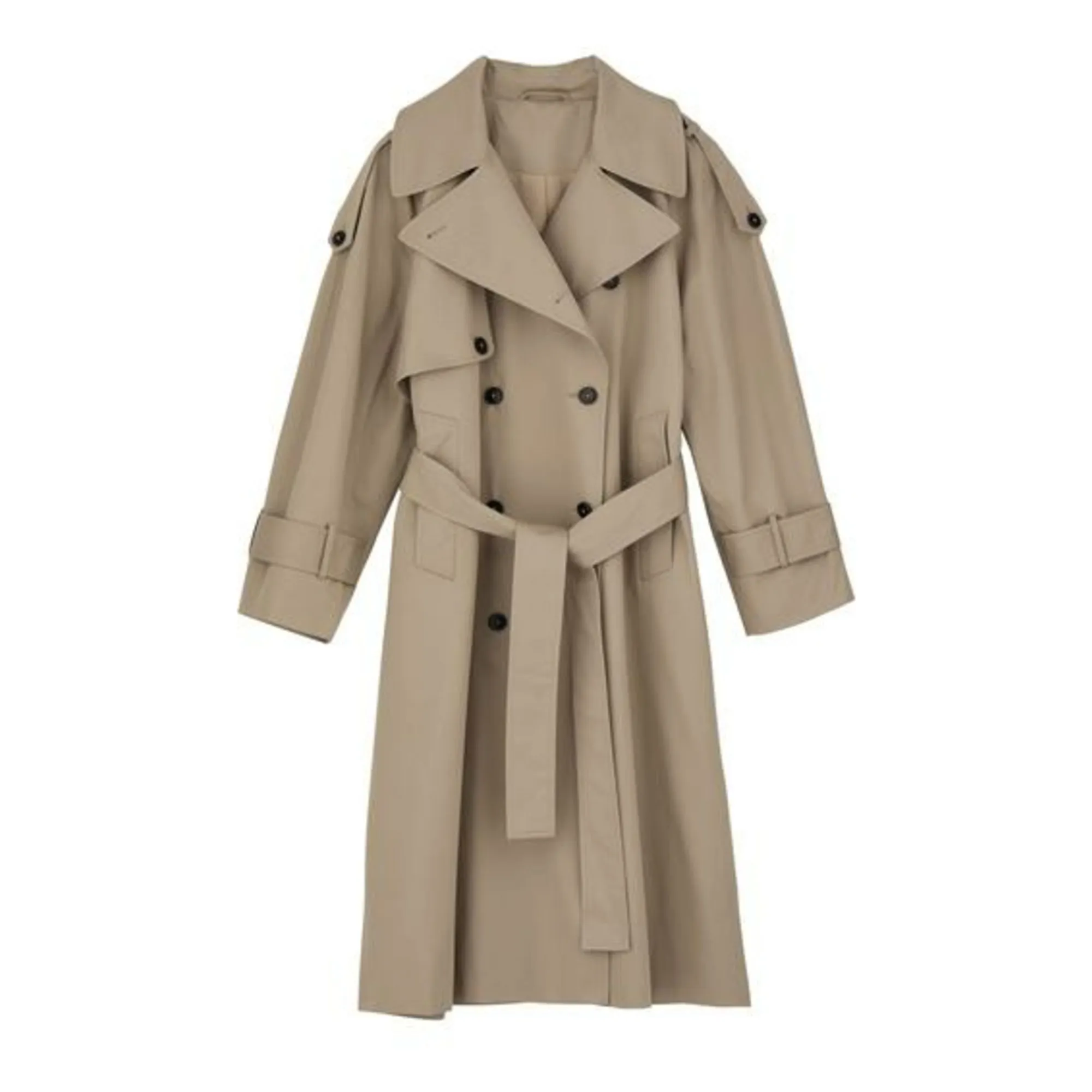 Skall Studio Grey-Green Trench Mahsa Organic Cotton