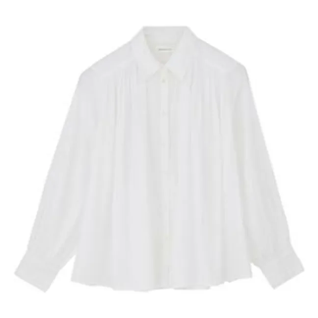 Chemise Louise Coton Bio | Blanc optique