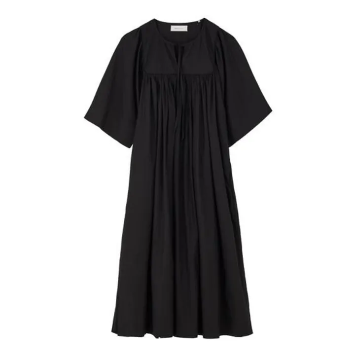 Robe Nadja Coton Bio | Noir- Image produit n°0