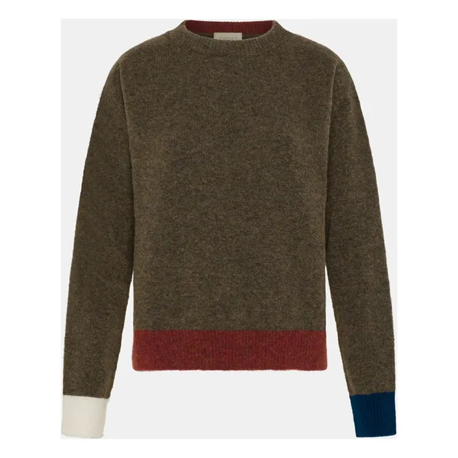 Pull Clover Laine Mérinos | Vert
