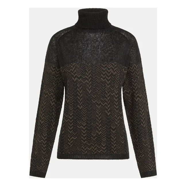 Twain Alpaca Sweater | Brown