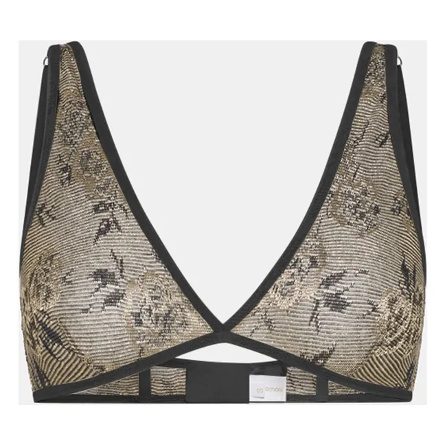 Soutien-gorge Lady Imprimé Métallisé | Vert kaki