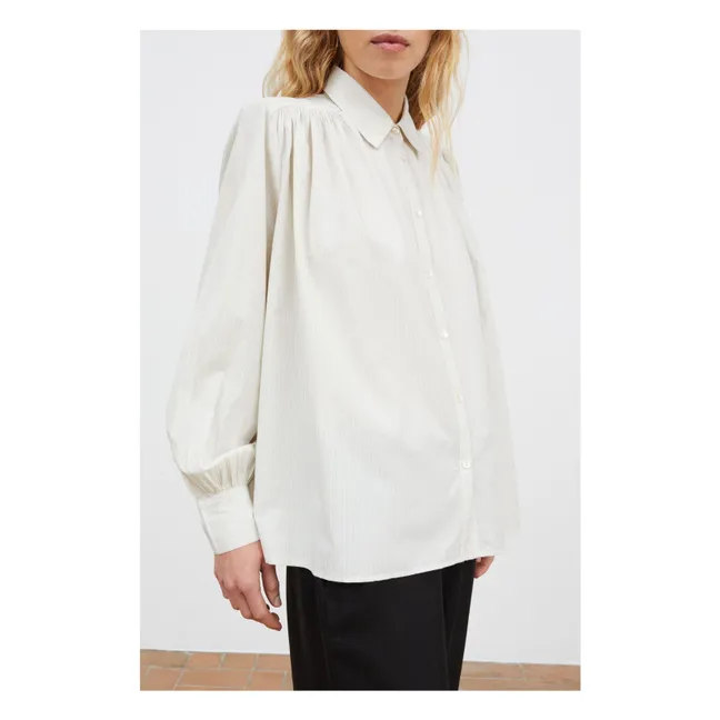 Chemise Louise Coton Bio | Blanc optique