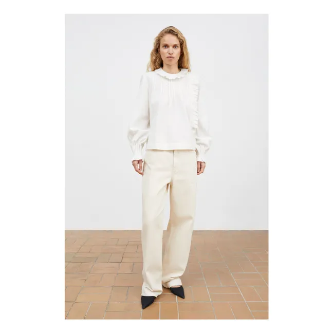 Blouse Iris Coton Bio | Blanc optique