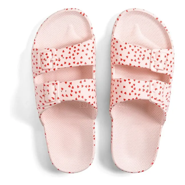 Sandales Love 2.0 White | Powder pink