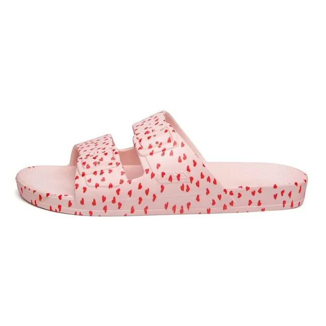 Sandales Love 2.0 White | Powder pink