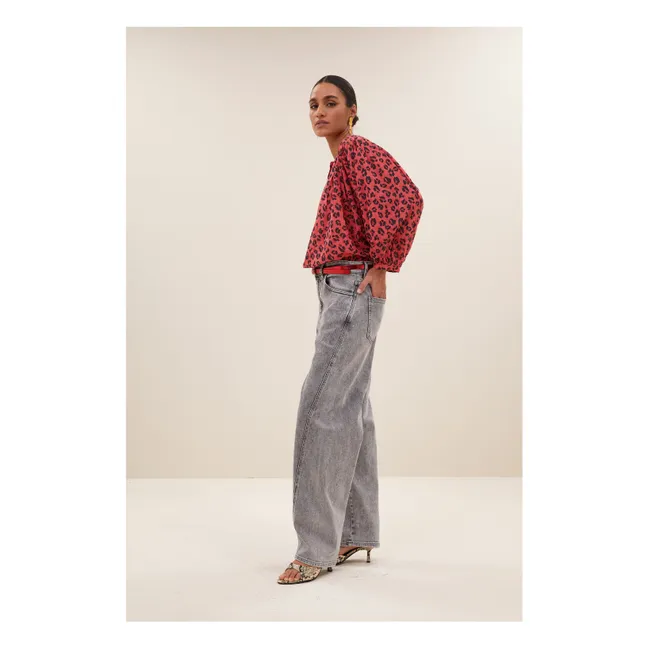 Blouse Becky Guépard | Rouge