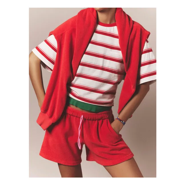 T-shirt Paulina Rayé | Blanc