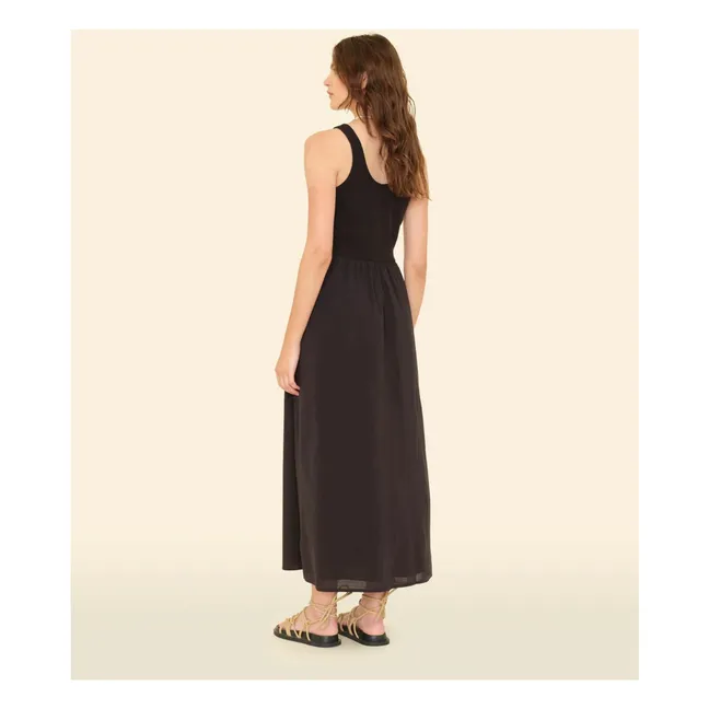 Robe Fenix Popeline de Coton | Noir